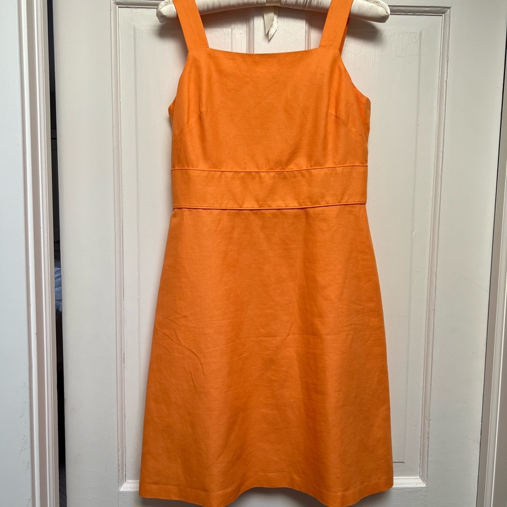 Bright orange Ann Taylor sundress size 2